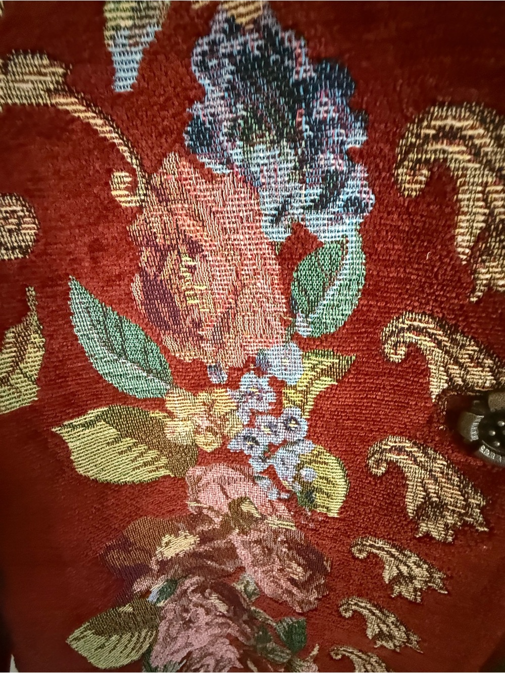 Soft Surroundings Embroidered Floral Coat - Picture 6 of 15